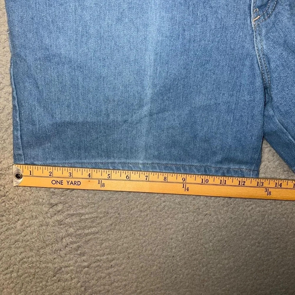 VTG Windham Pointe Shorts‎ Women's Sz 40 (32x6) Blue Denim High Waisted Made USA
